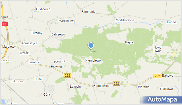 mapa Leśniczówka Balczewo, Leśniczówka Balczewo na mapie Targeo